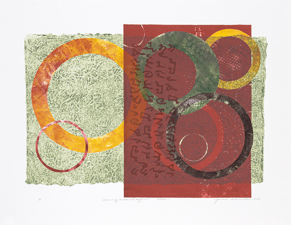 Coming around again! title 1 by Jeanne Schneider