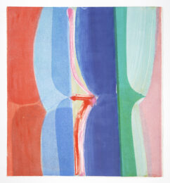 Echolocation Blue-Green by Anna Kunz at Manneken Press (IFPDA)