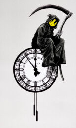 Grin Reaper by Banksy at Zebra One