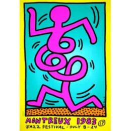 Montreux Jazz Festival – pink by Keith Haring at Dovehouse Contemporary