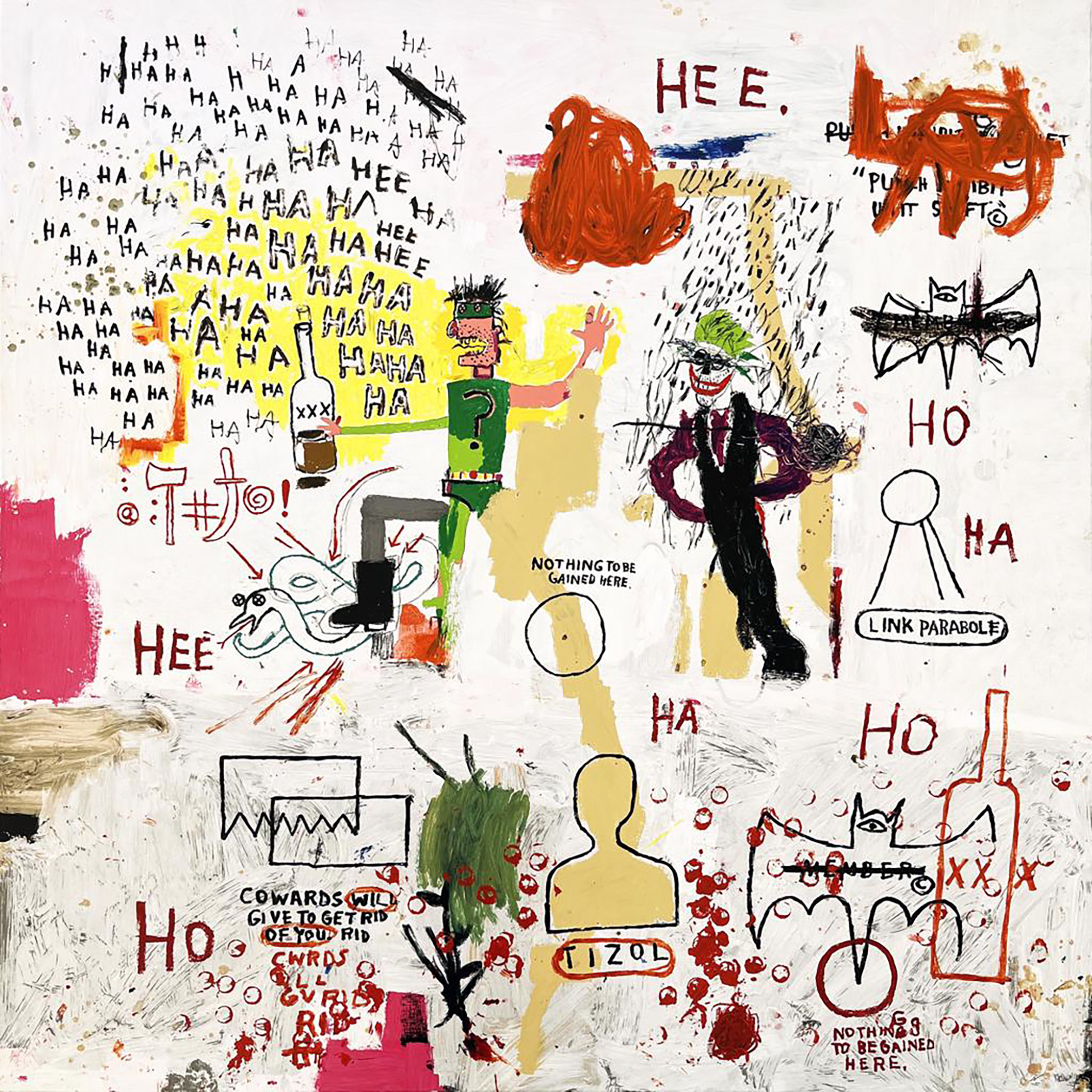 Riddle Me This by Jean-Michel Basquiat