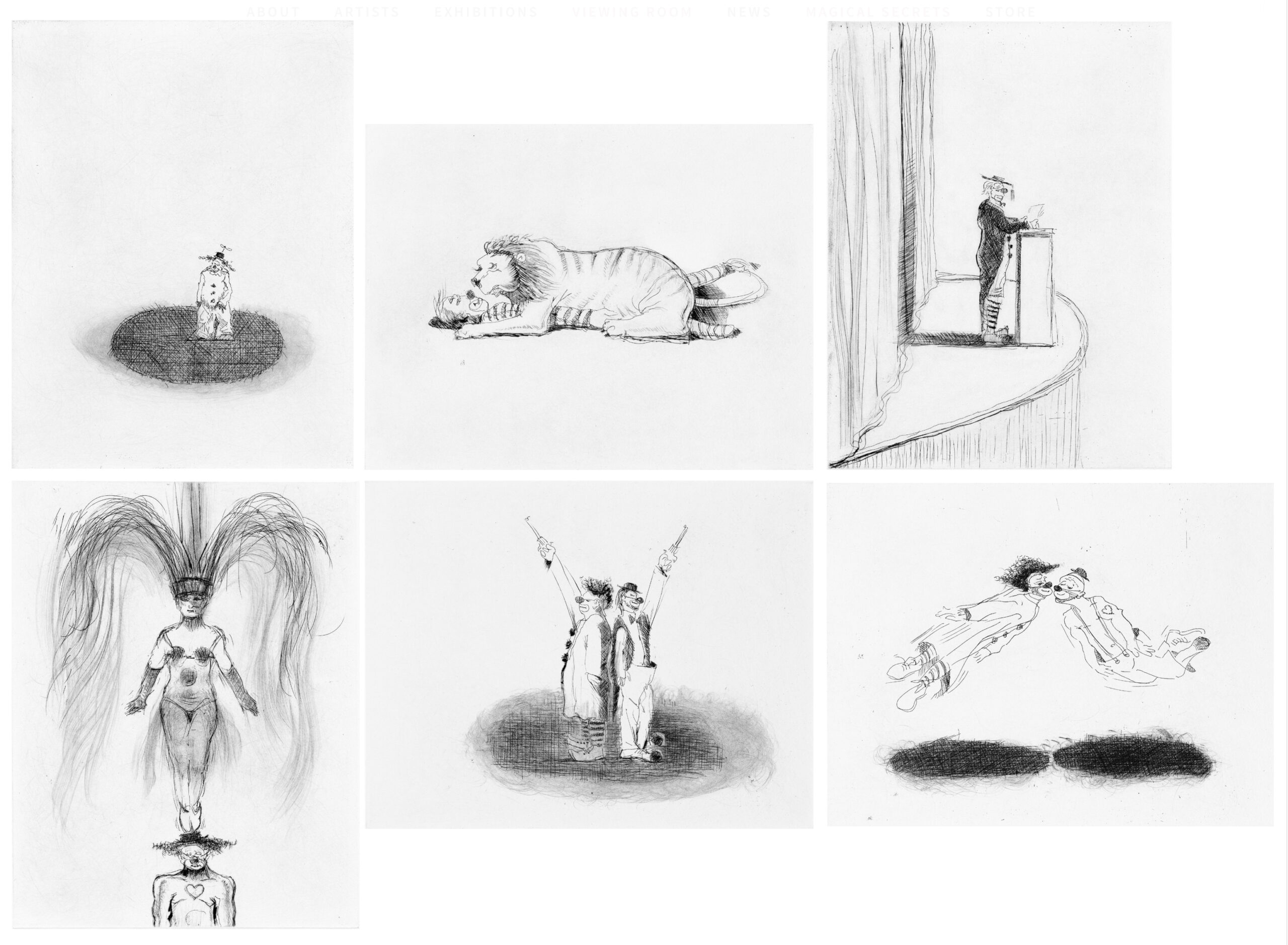 Clown Memories by Wayne Thiebaud