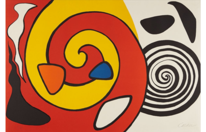 Spirals and Forms by Alexander Calder at Puccio Fine Art