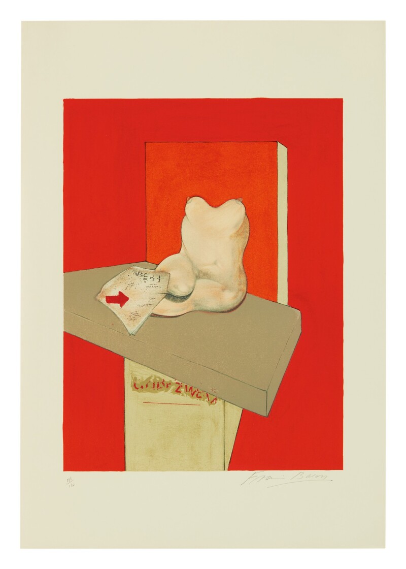 Study of a Human Body after Ingres by Francis Bacon