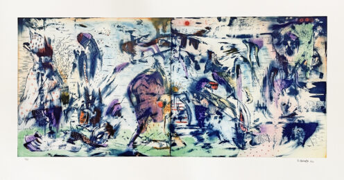 The Rising Sun by Ali Banisadr at Jonathan Novak Contemporary Art