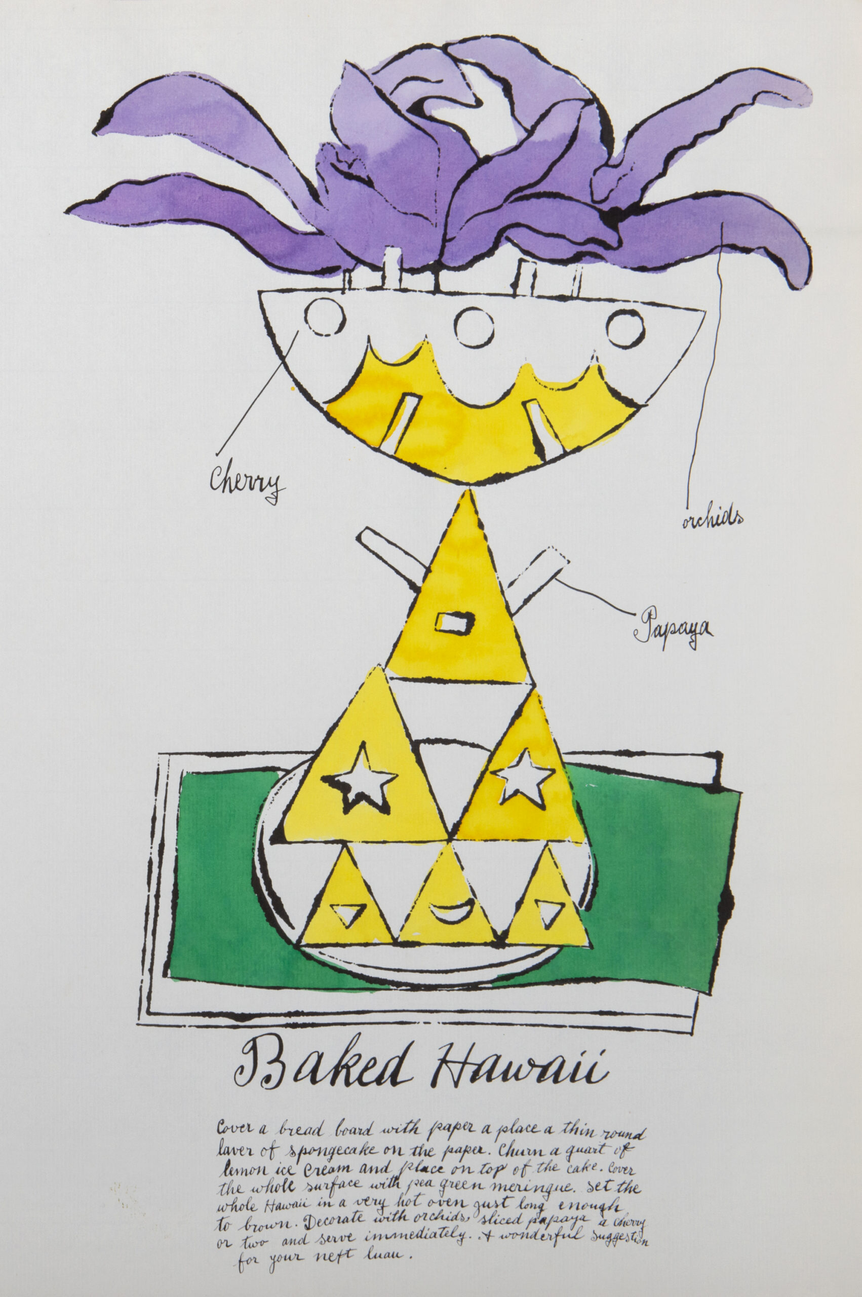 Baked Hawaii, from Wild Raspberries by Andy Warhol