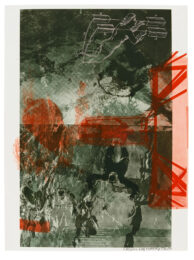 Bait (Stoned Moon Series) by Robert Rauschenberg at Robert Fontaine Gallery