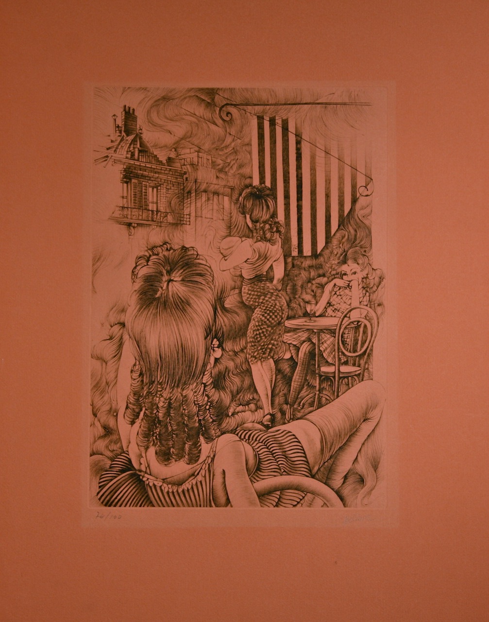Incendie a Marseilles by Hans Bellmer