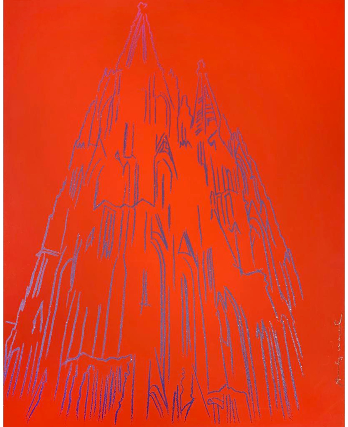 Cologne Cathedral IIB.362 by Andy Warhol
