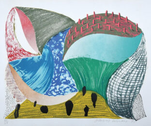 Gorge d’Incre by David Hockney at Peter Harrington Gallery