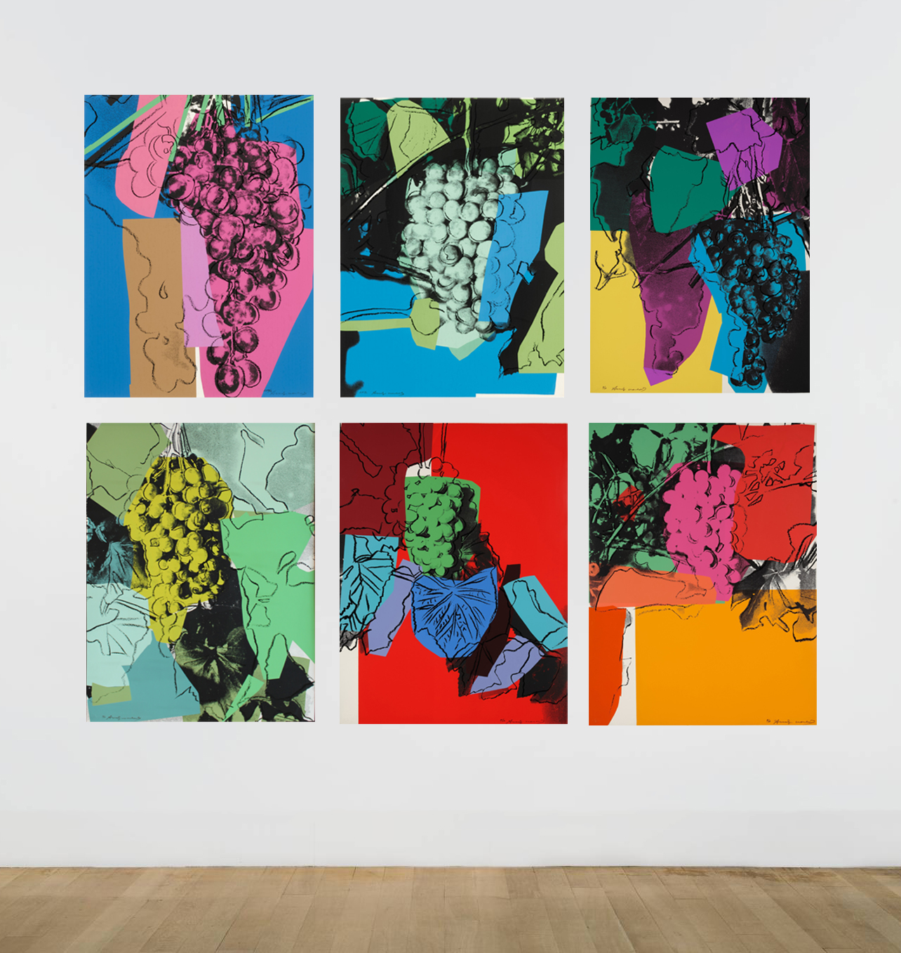 Grapes Complete Portfolio by Andy Warhol