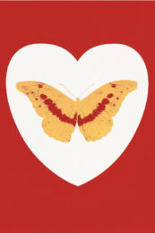 I Love You (white, coral, oriental gold, cool gold) by Damien Hirst at Zebra One