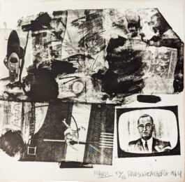Mark by Robert Rauschenberg at Jim Kempner Fine Art