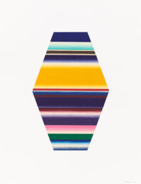Multicolored Stripes in a Shape III by Yasu Shibata at Aspinwall Editions