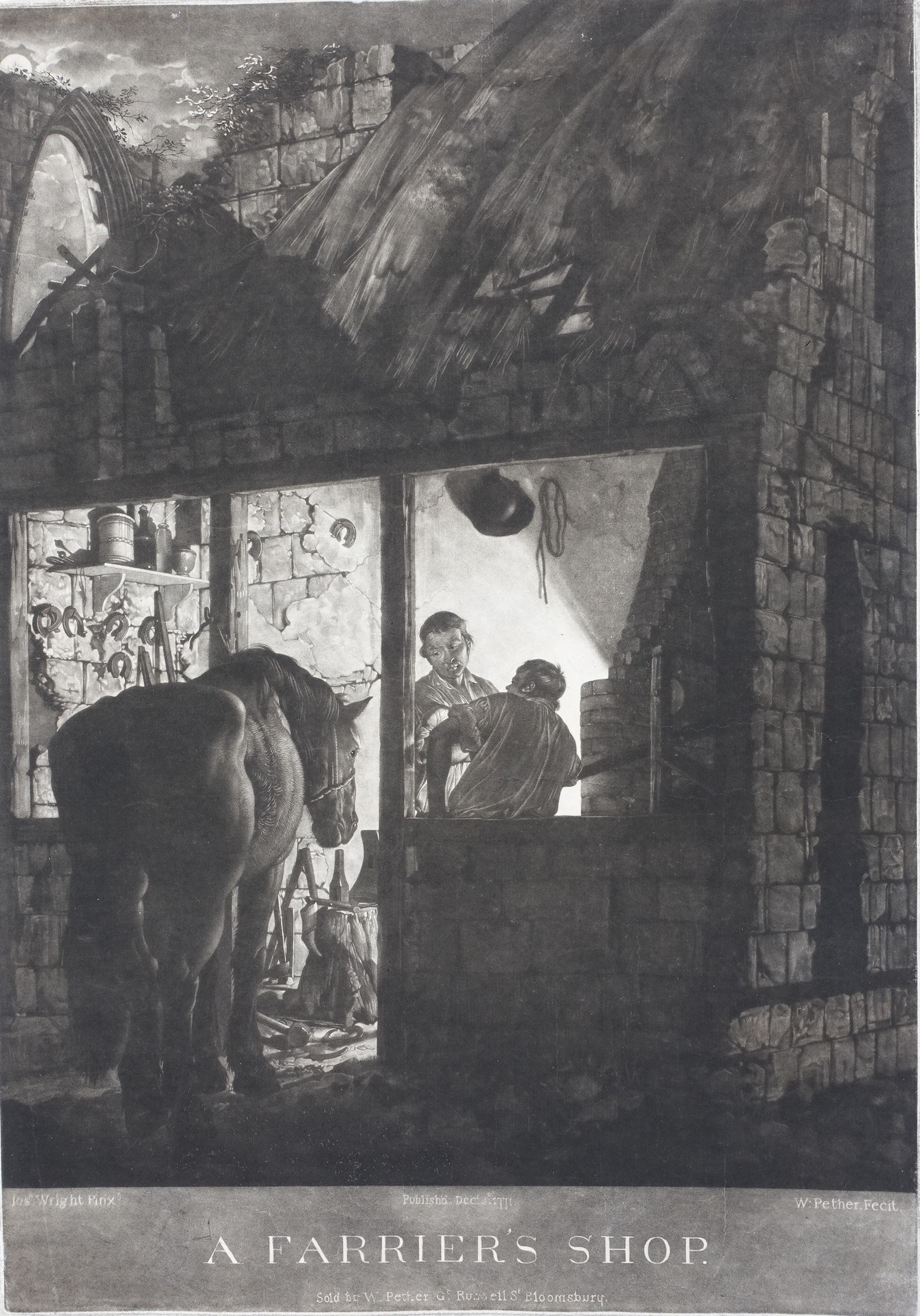 A Farrier’s Shop by William Pether
