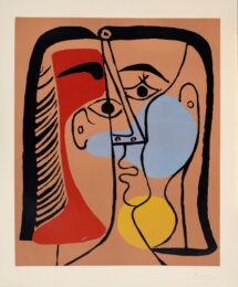 Portrait de Jacqueline aux cheveux lisses by Pablo Picasso at John Szoke Gallery