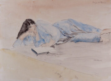 Reading by Hubert Andrew Freeth at Editions Graphiques Ltd