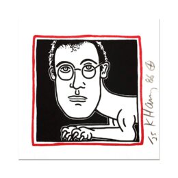Self Portrait by Keith Haring at Taglialatella Galleries