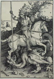 St. George slaying the Dragon by Albrecht Dürer at Jan Johnson Old Master Modern Prints