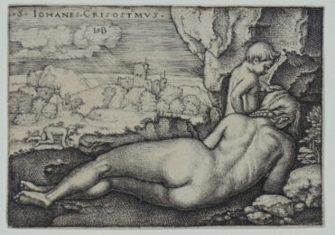 The Penance of St. John Chrysostom by Hans Sebald Beham at Jan Johnson Old Master Modern Prints