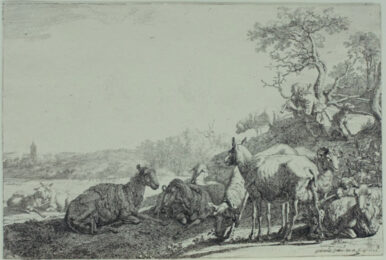 The Shepherd by Paulus Potter at Jan Johnson Old Master Modern Prints