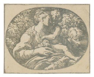 The Virgin and Child with Saint John the Baptist by Antonio da Trento at Harris Schrank Fine Prints