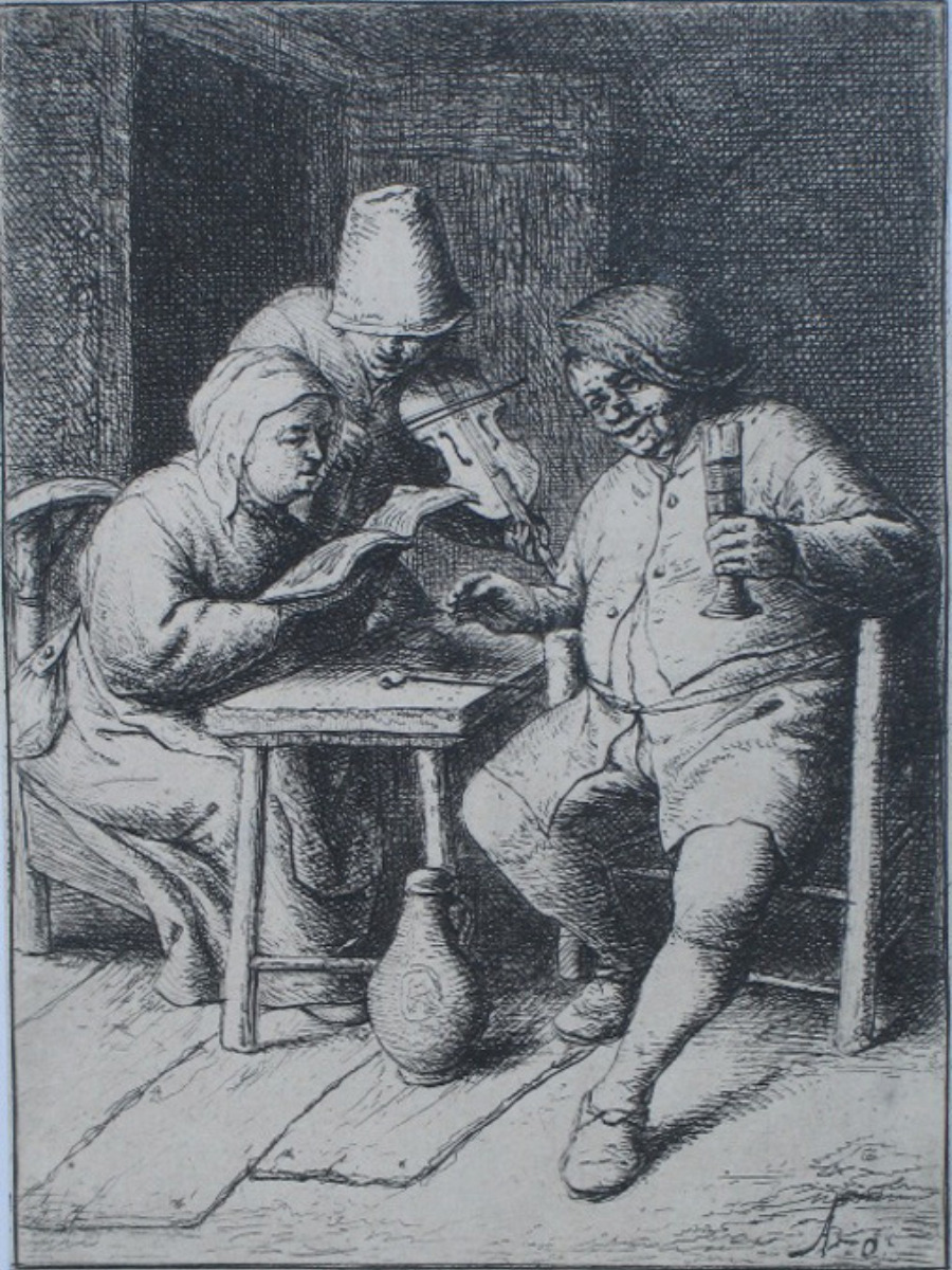 The Concert by Adriaen van Ostade