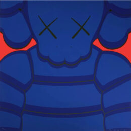 What Party (Blue) by KAWS at Zebra One