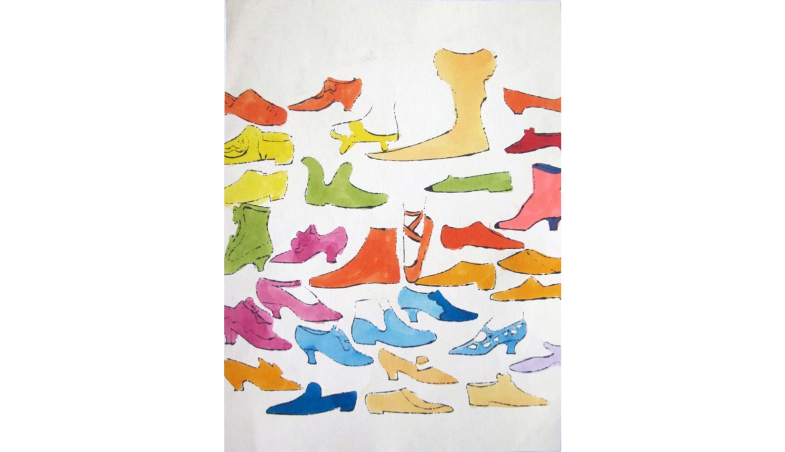 A la Recherche du Shoe Perdu by Andy Warhol