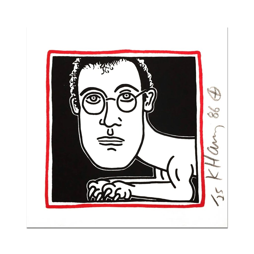 Self Portrait by Keith Haring