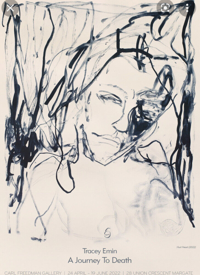 A Journey to Death / A Hurt Heart by Tracey Emin
