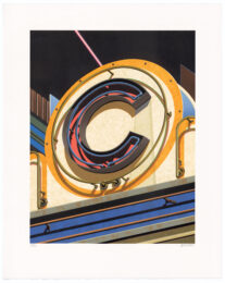 An American Alphabet: C by Robert Cottingham at Tandem Press (IFPDA)