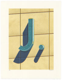 An American Alphabet: J by Robert Cottingham at Tandem Press (IFPDA)