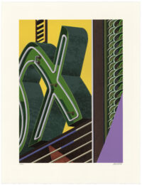 An American Alphabet: X by Robert Cottingham at Tandem Press (IFPDA)