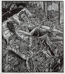 Bed Of Bones by Tom Huck at Tom Hück's Evil Prints