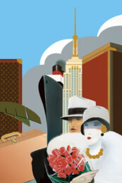 Bon Voyage by Razzia (Gérard Courbouleix-Deneriaz) at Addicted Art Gallery