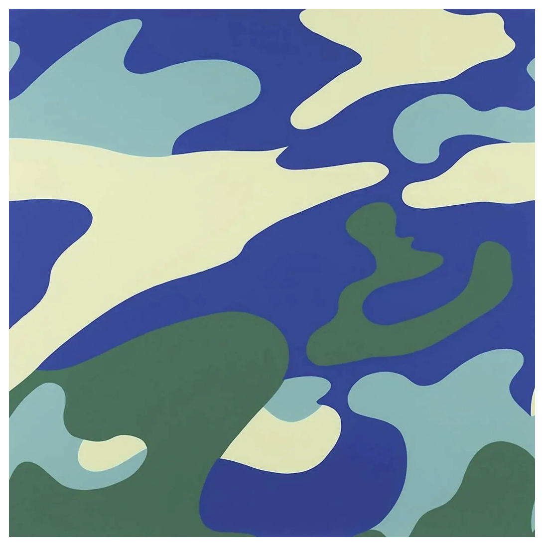CAMOFLAGE F&S II. 411, 1987 by Andy Warhol