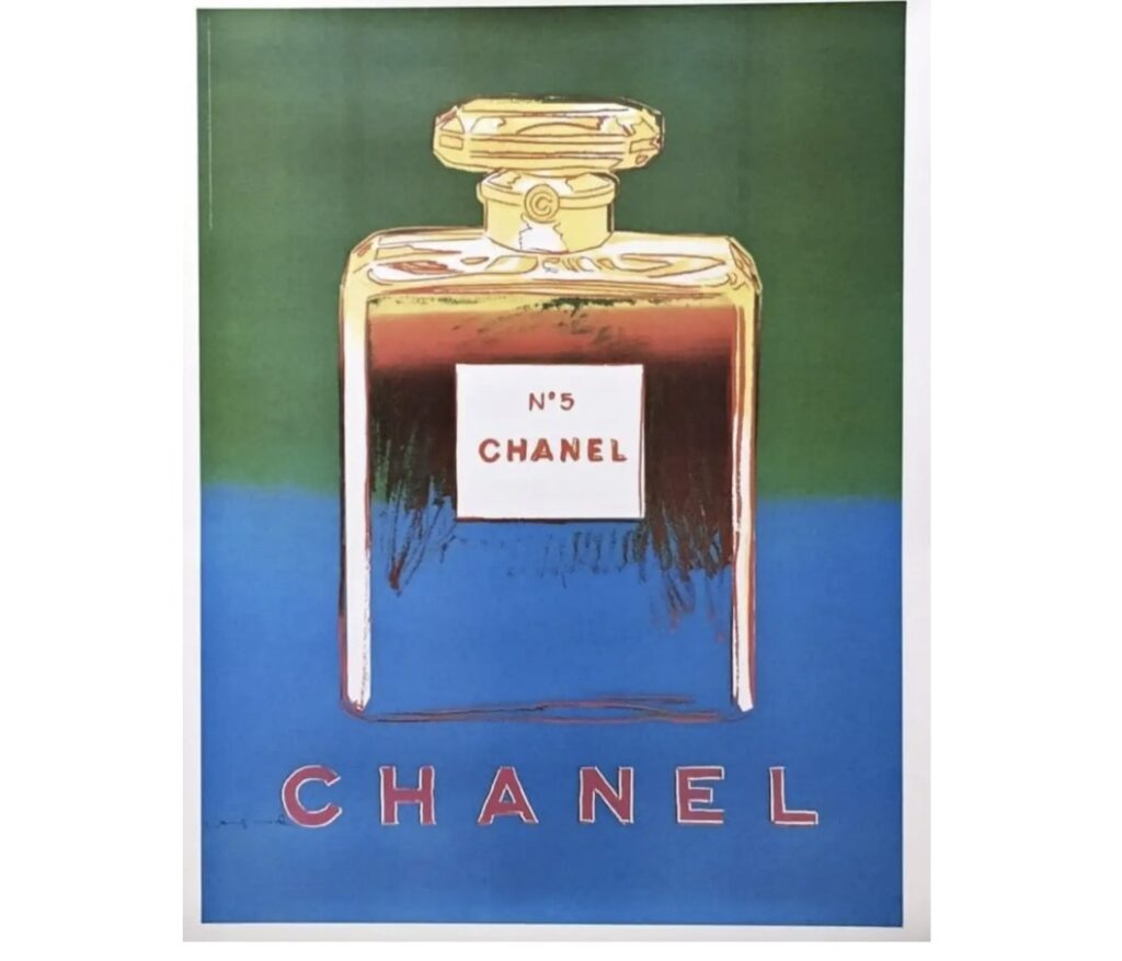 美品　Chanel N5 Perfume - Green Andy Warhol Chanel N5 Perfume – Green by Andy Warhol | Printed Editions