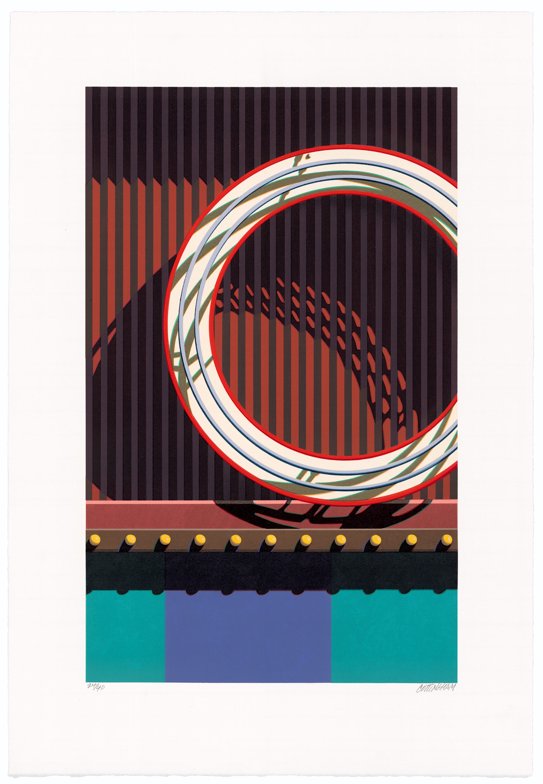 An American Alphabet: O by Robert Cottingham