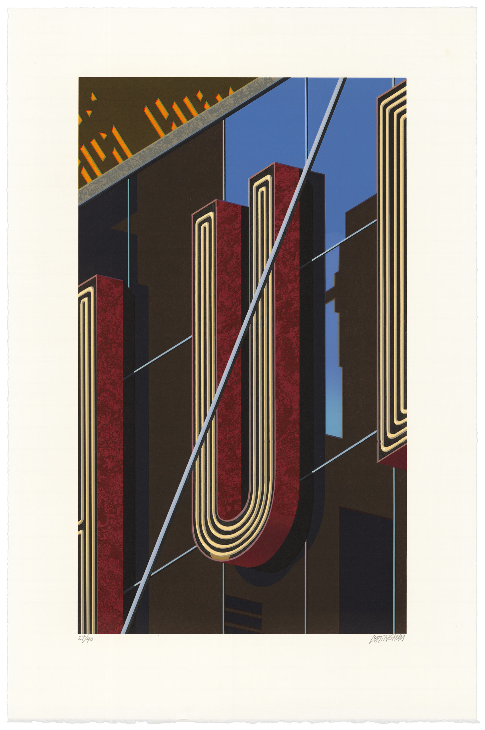 An American Alphabet: U by Robert Cottingham