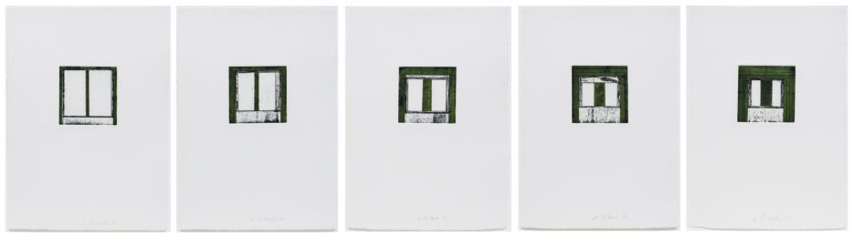 Focus I-V by Brice Marden at Susan Sheehan Gallery