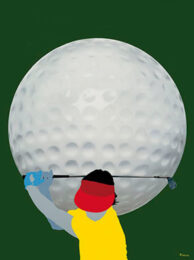 Golf by Razzia (Gérard Courbouleix-Deneriaz) at Addicted Art Gallery