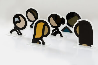 Heads by Julian Opie at Jonathan Novak Contemporary Art