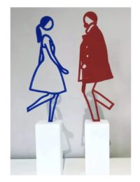 Jeremy And Amelia by Julian Opie at Dovehouse Contemporary
