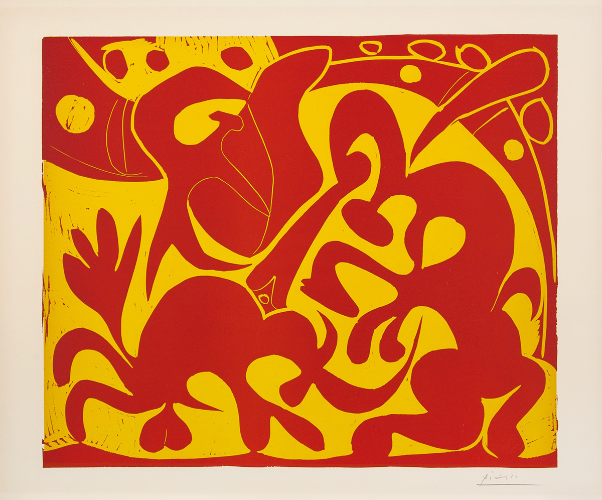La Pique by Pablo Picasso