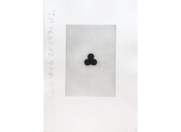 Playing Cards (Ace of Clubs) by Donald Sultan at Hamilton-Selway Fine Art