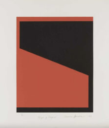 Rojo Y Negro by Carmen Herrera at Dovehouse Contemporary