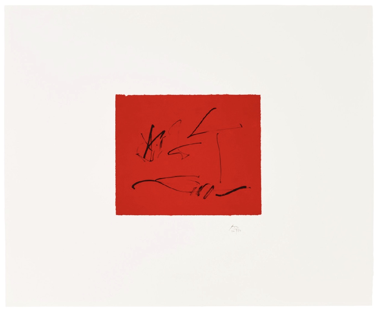Red Wind by Robert Motherwell
