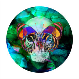 Skullfly: Addicted to Green by Tunku Khalsom at Addicted Art Gallery