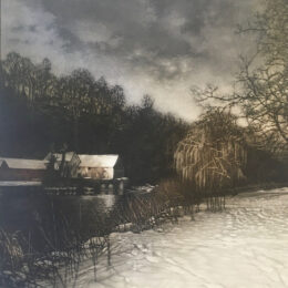 The Pink House II by Anja Percival at ebo Gallery